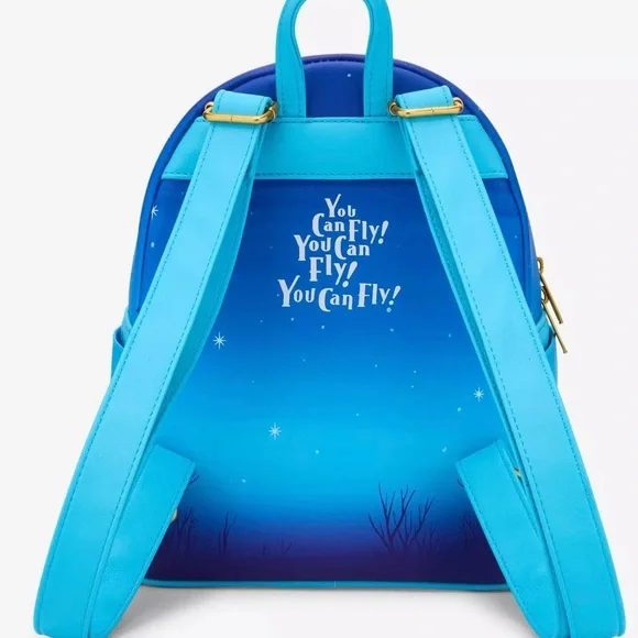 Disney Loungefly Peter Pan Night Flight Mini Backpack NWT - Picture 3 of 4